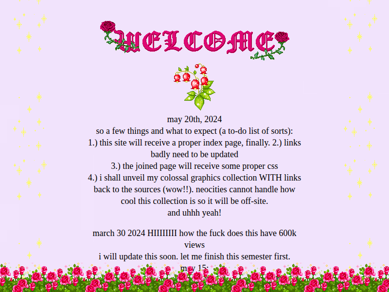 Screenshot of omfg.neocities.org