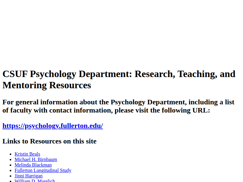 Screenshot of psych.fullerton.edu