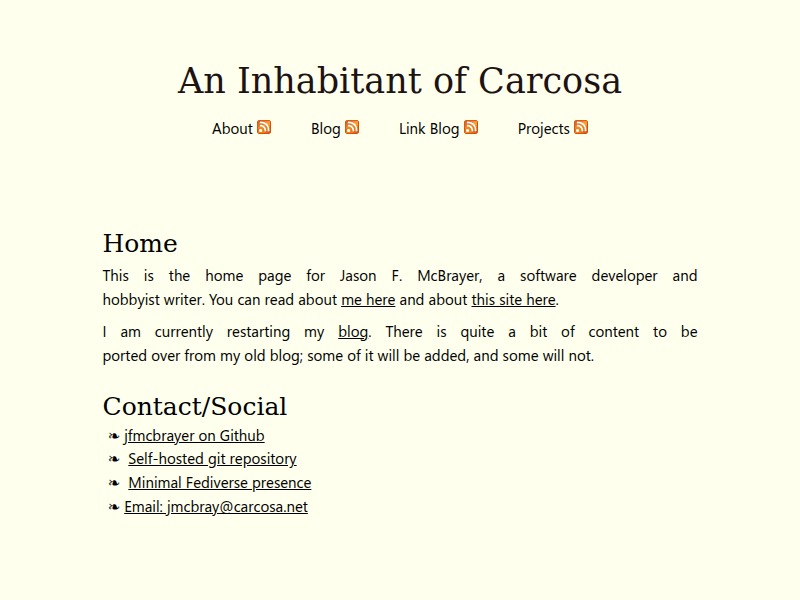 Screenshot of jfm.carcosa.net