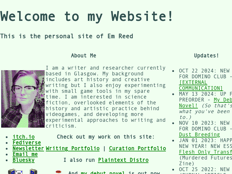 Screenshot of emreed.net