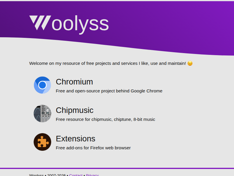 Screenshot of woolyss.com