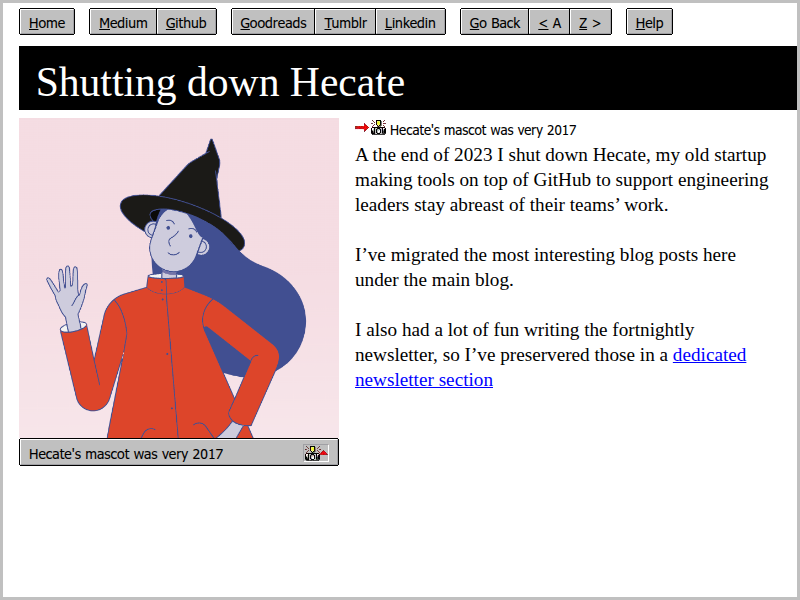 Screenshot of hecate.co