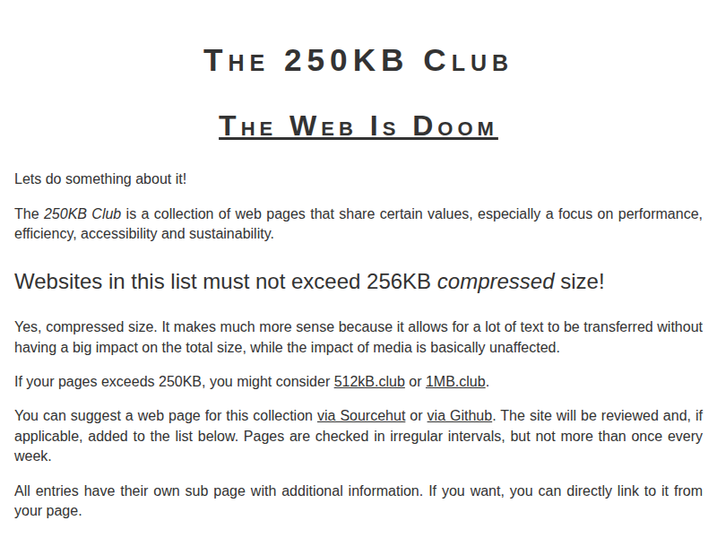 Screenshot of 250kb.club
