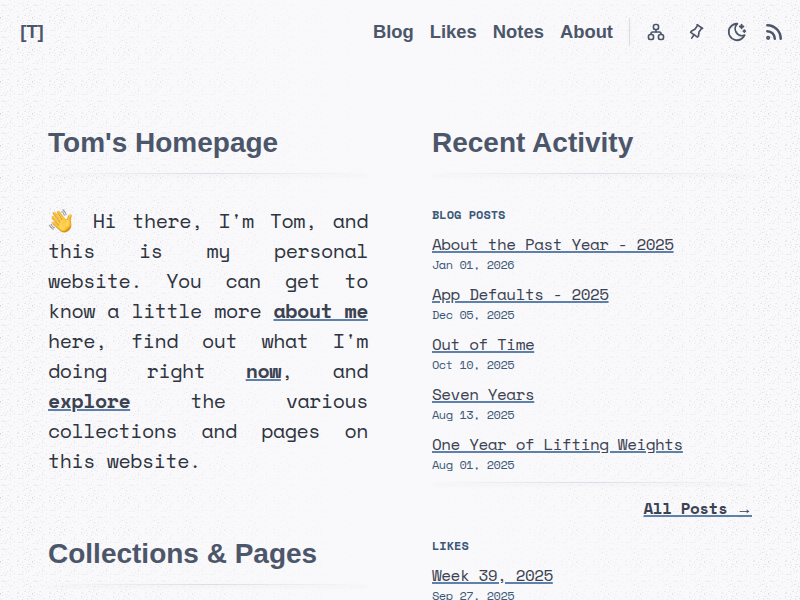 Screenshot of ttntm.me