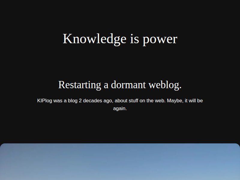 Screenshot of kiplog.com