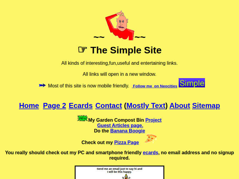 Screenshot of the-simple-site.neocit...