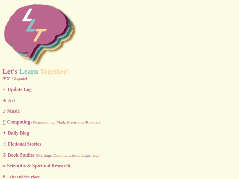Screenshot of letslearntogether.neoc...