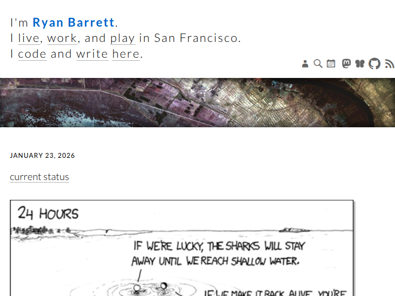 Screenshot of snarfed.org