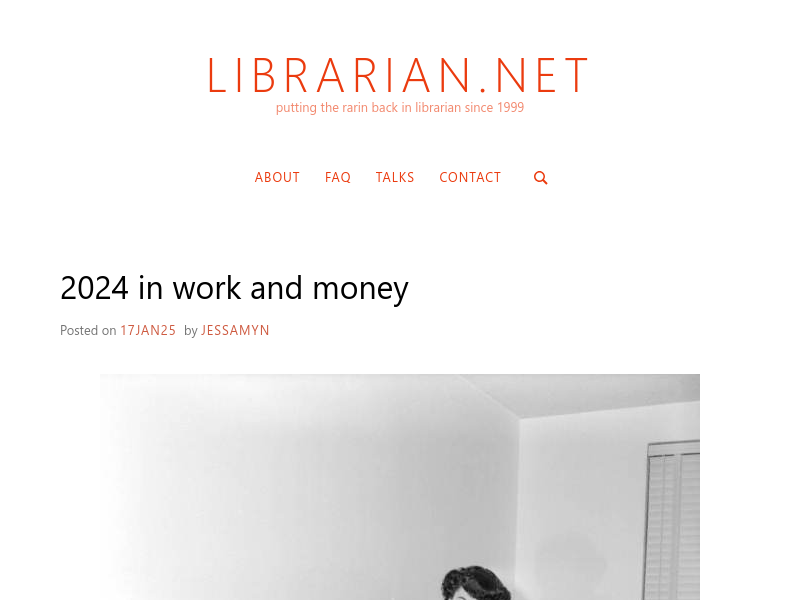 Screenshot of librarian.net